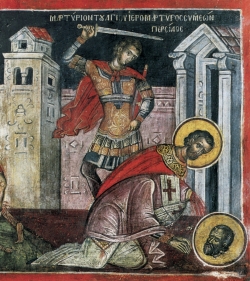 წმინდა მღვდელმოწამე სვიმეონი, სპარსთა ეპისკოპოსი და მის თანა მოწამენი: ავდელი და ანანია ხუცესი, ქუსდაზატ (ქუსტაზადი) საჭურისი, ფუსიკი, აზატი, ასკიტრეა და სხვანი (+344) - 17 (30) აპრილი