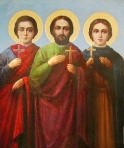 წმინდა მოწამენი ილია, პროვოსი და არისი მეგვიპტელნი (+308) ს.) - 19 (01.01) დეკემბერი